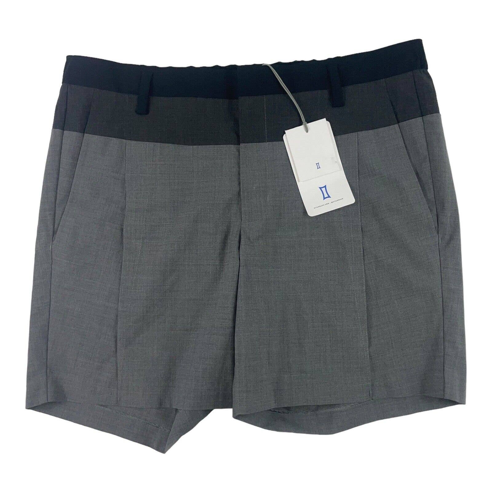 Kit And Ace Drop The Pleat Tailored Fit Wool Silk Blend Mens Shorts Size 38 NWT