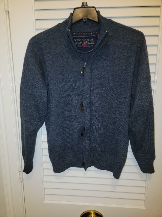 Ocean Sport Full Zip Sweater, Men's XL Premium Regatta Sweater
