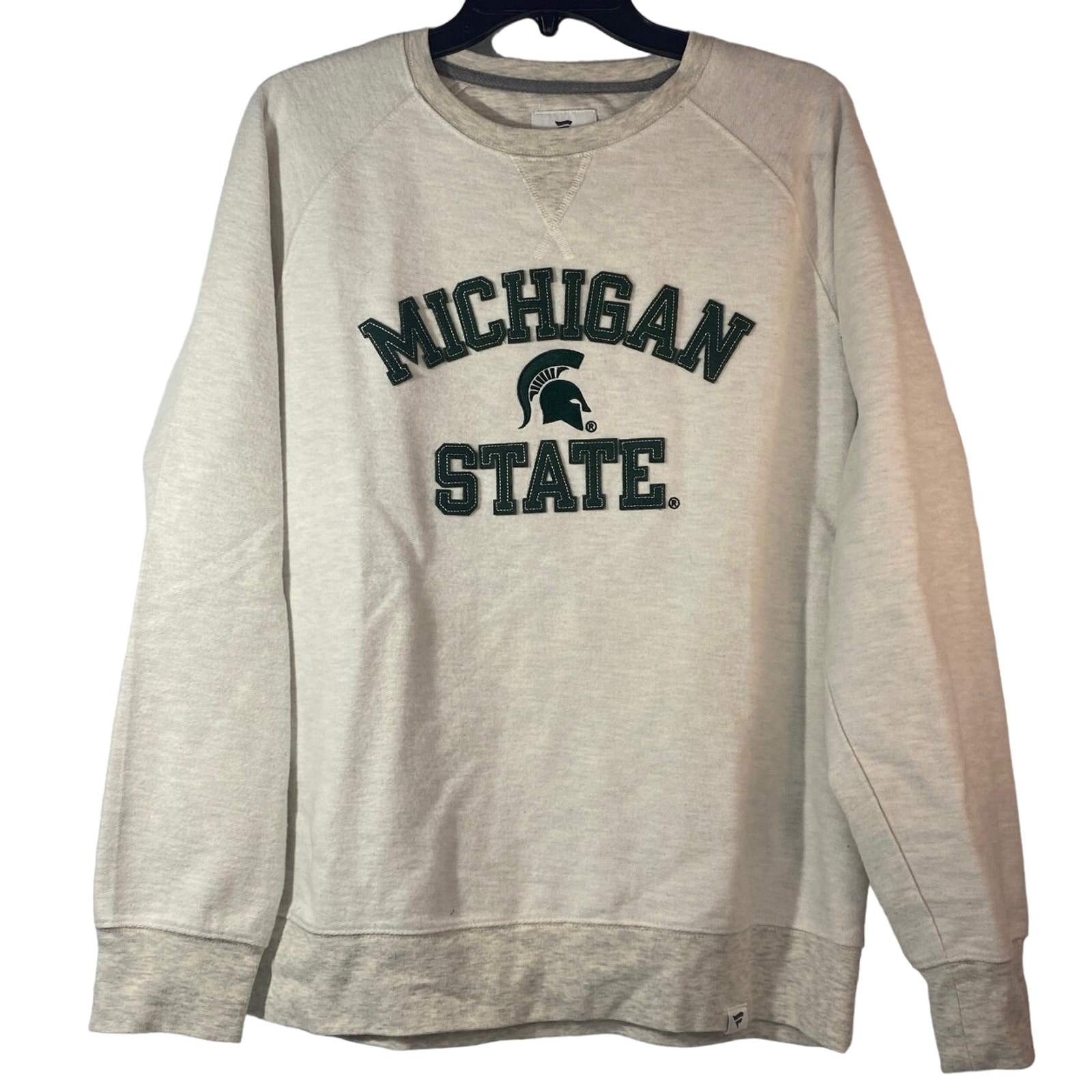 Michigan State Spartans Appliqued Fanatics NWOT Sweatshirt Womens Med