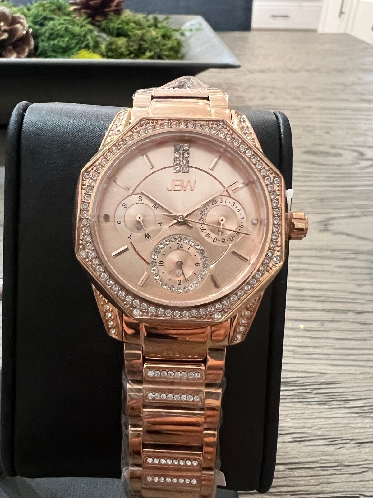 JBW Marquis Women's Rose Gold Diamond Bracelet Watch