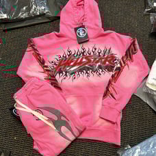 Pink Hellstar Hoodie & Sweatpants