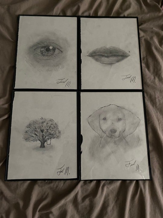 Framed Wall Art (Bundle 4 Piece)