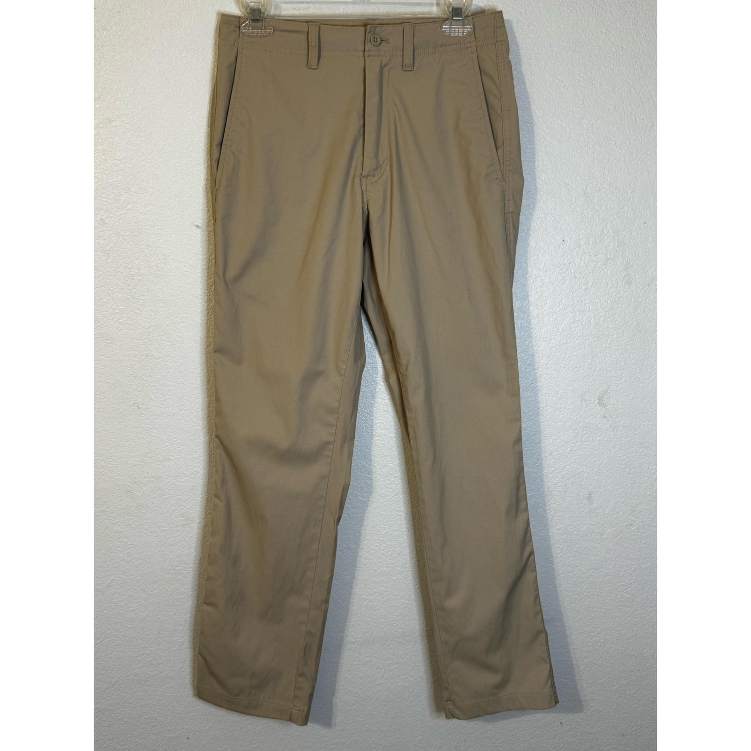 Duck Head Men’s Chino Pants 28 Waist x29 Length Khaki Cotton/Nylon/Spandex