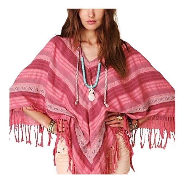 Free People Boho Poncho / Cape