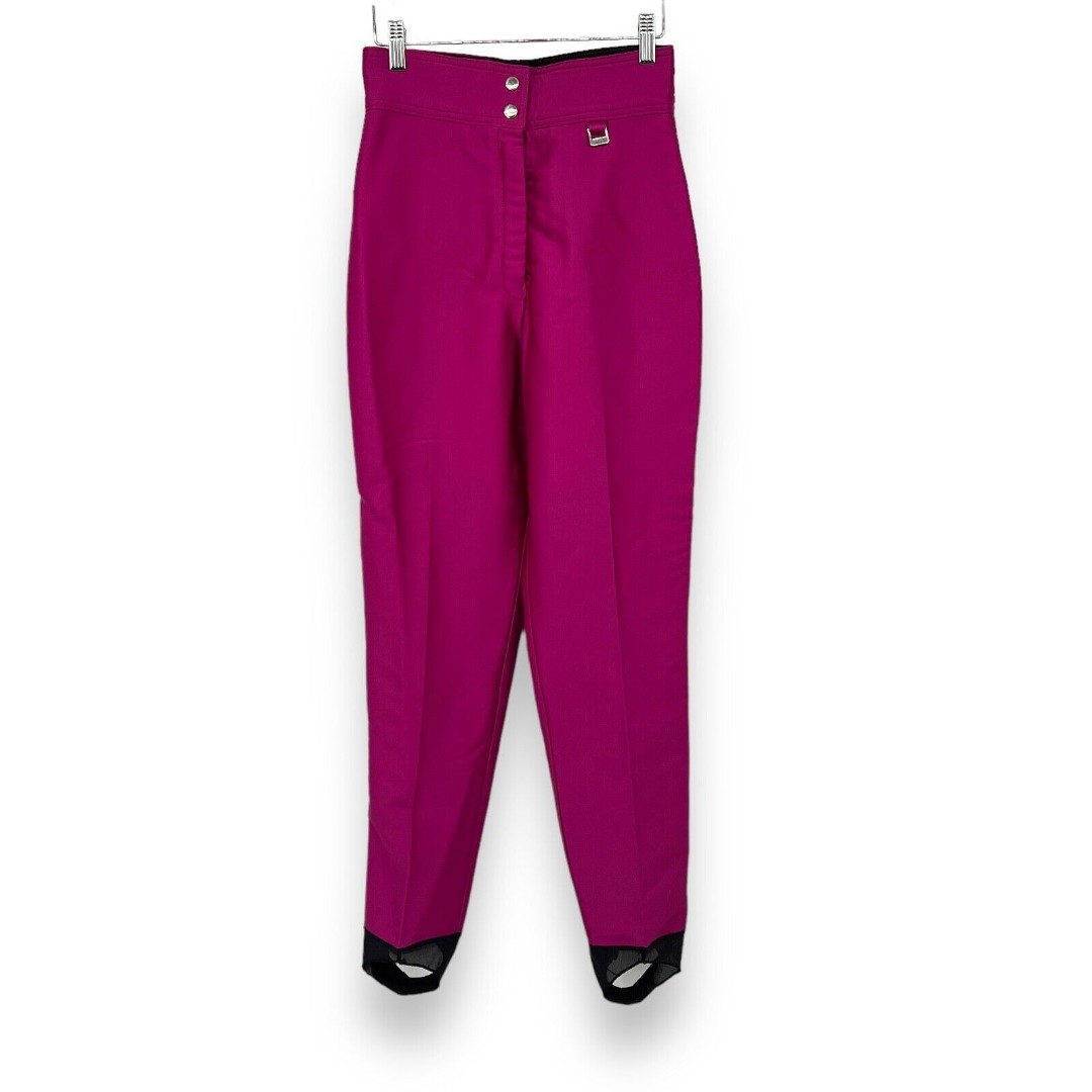 Vintage Deadstock NWT Head Sportswear Magenta Ski Pants Women's 6 Regular