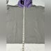 Homme femme hoodie sweater sweatshirt gray purple 100% cotton size large