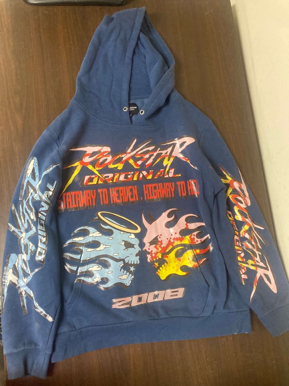 Rockstar original hoodie navy blue