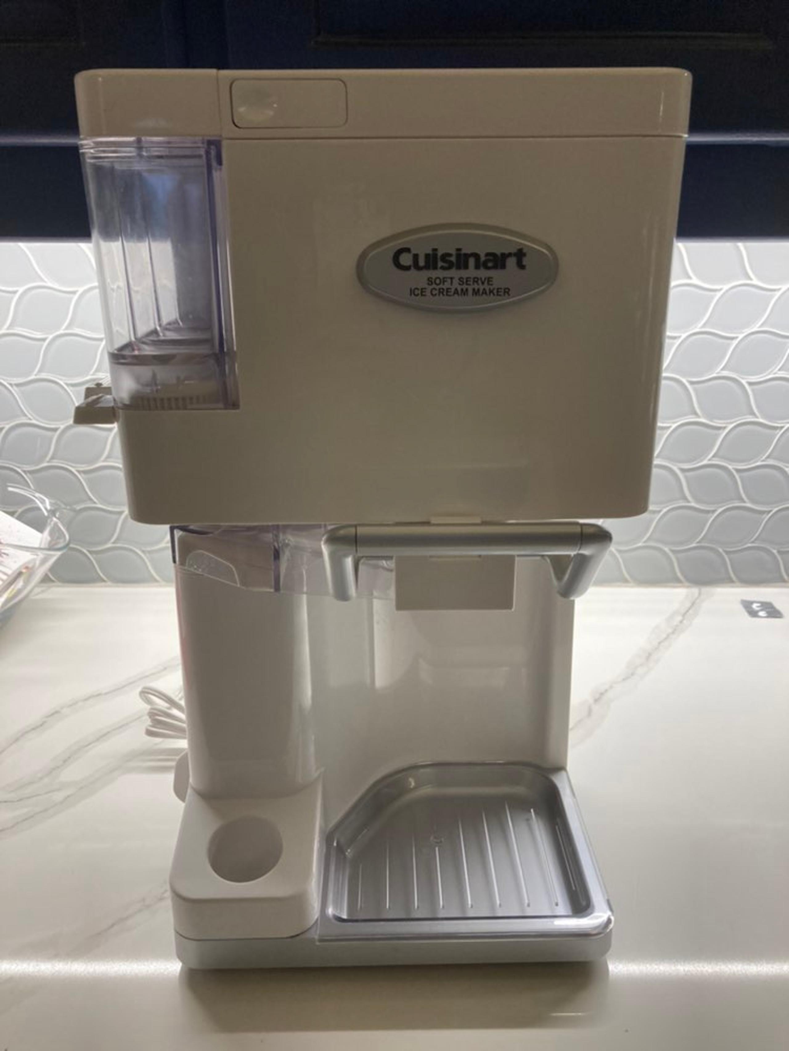 Cuisinart Soft Serve Maker with Toppings Dispenser