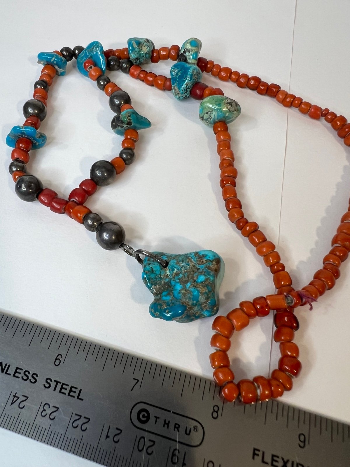 chunky turquoise necklace
