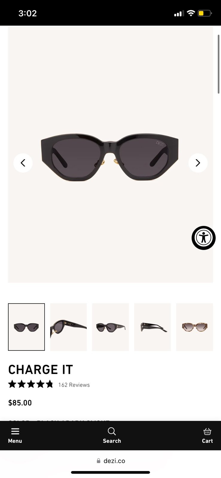 dezi sunglasses charge it