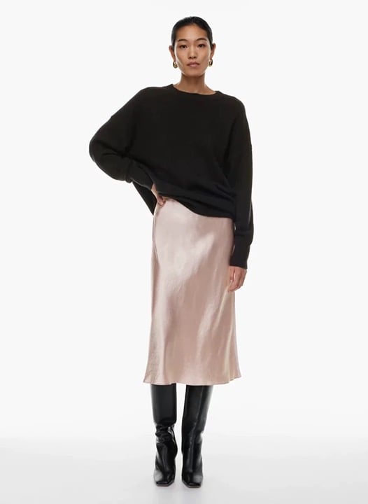 Aritzia Babaton Slip Madi Skirt Barely Blush Size 4