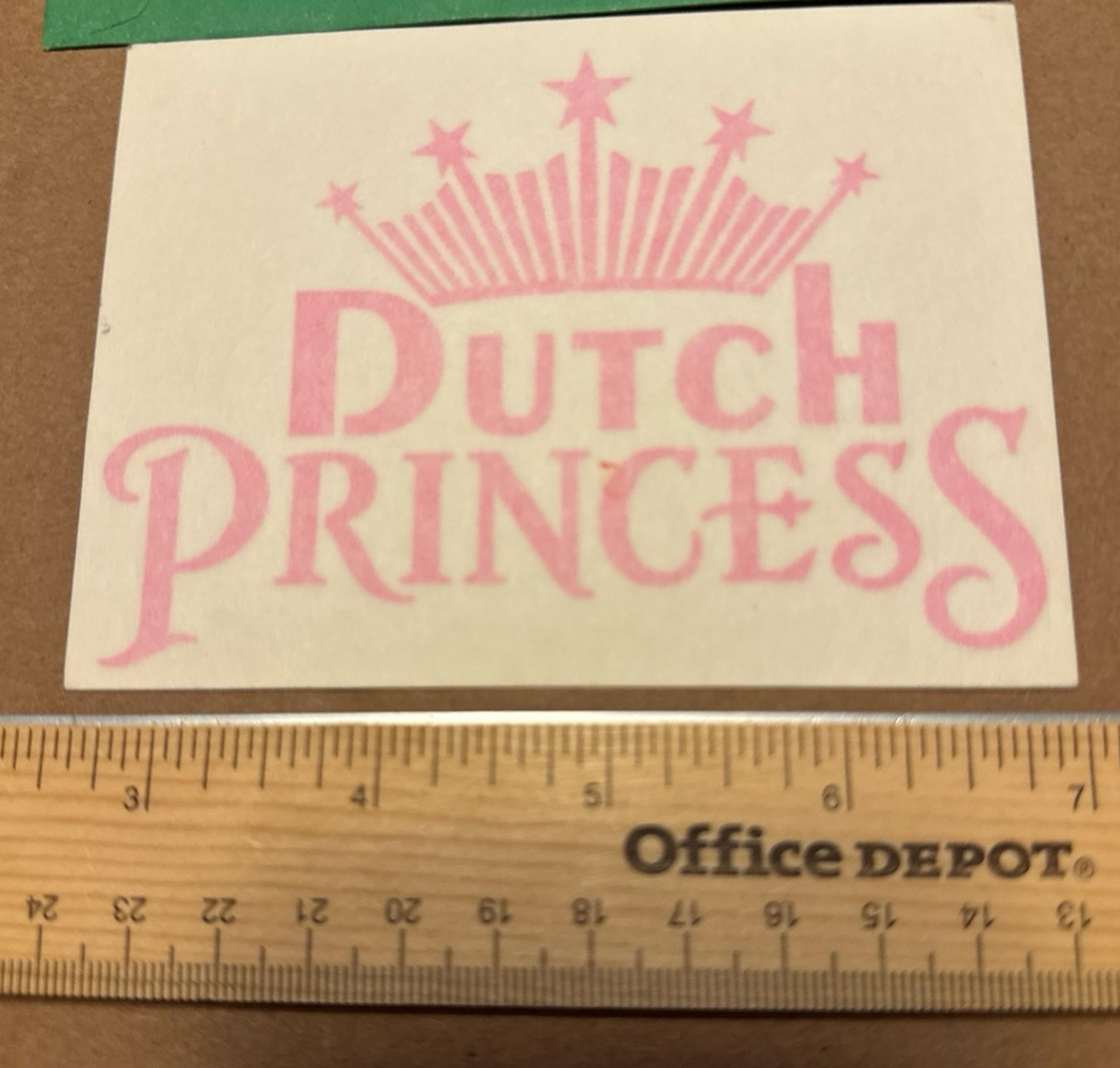 Dutch Bros Princess (1) Pink HTF