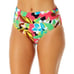 NWT Anne Cole Womens Printed Hardware Mid-Rise Bikini Bottom Pink XS