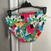 NWT Anne Cole Womens Printed Hardware Mid-Rise Bikini Bottom Pink XS