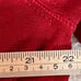 Lacoste V neck red men's sweater size 5
