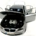 BMW 5 Series Silver Miniature Car