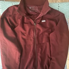 FIGS FIGS SCRUB BURGUNDY JACKET SIZE MEDIUM