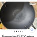 Tramontina carbon steel wok 12.5in 31.7in