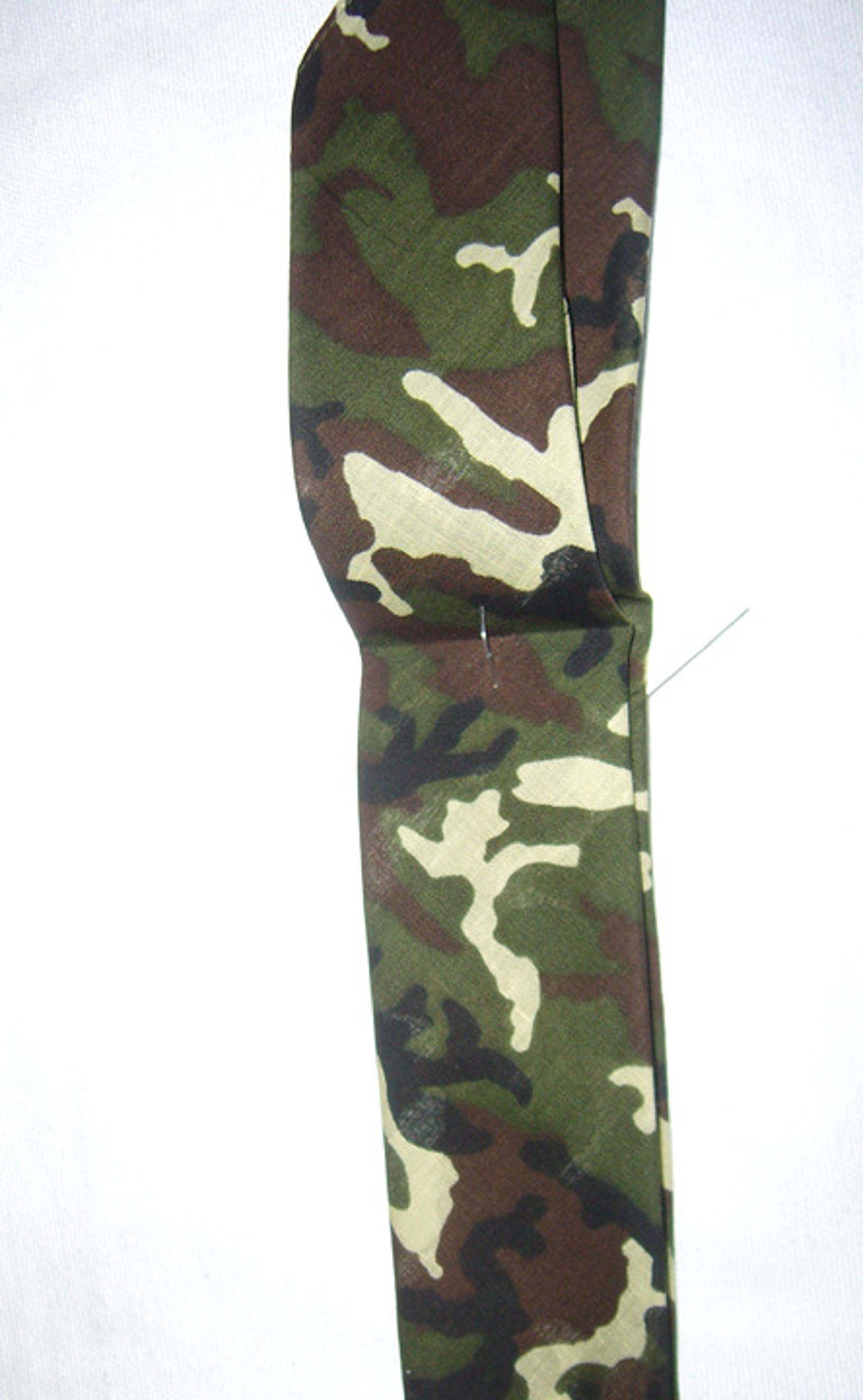 BANDANA - GREEN CAMO PRINT - UNISEX  (NEW)