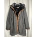 Donna Salyers Fabulous Furs Faux Fur Lined & Trimmed Hooded Parka Coat Sz XL New