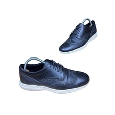 Cole Haan Grand.OS Tour Wingtip Oxford Leather Dress Shoes C29413 Black Mens 7