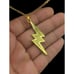 24 Cuban Chain - 14K Gold Finish Lightning