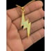 24 Cuban Chain - 14K Gold Finish Lightning