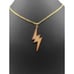 24 Cuban Chain - 14K Gold Finish Lightning