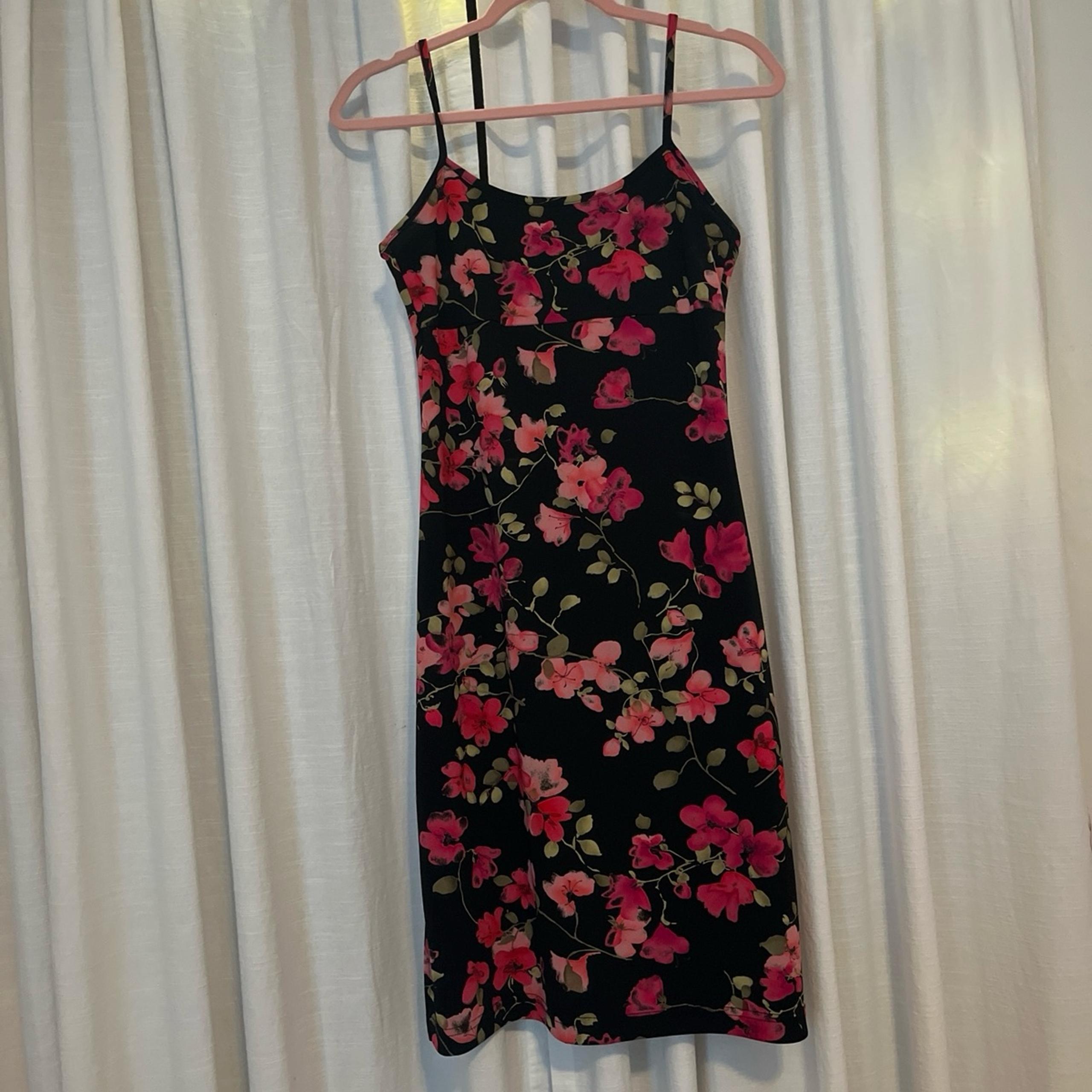 Knee length floral dress