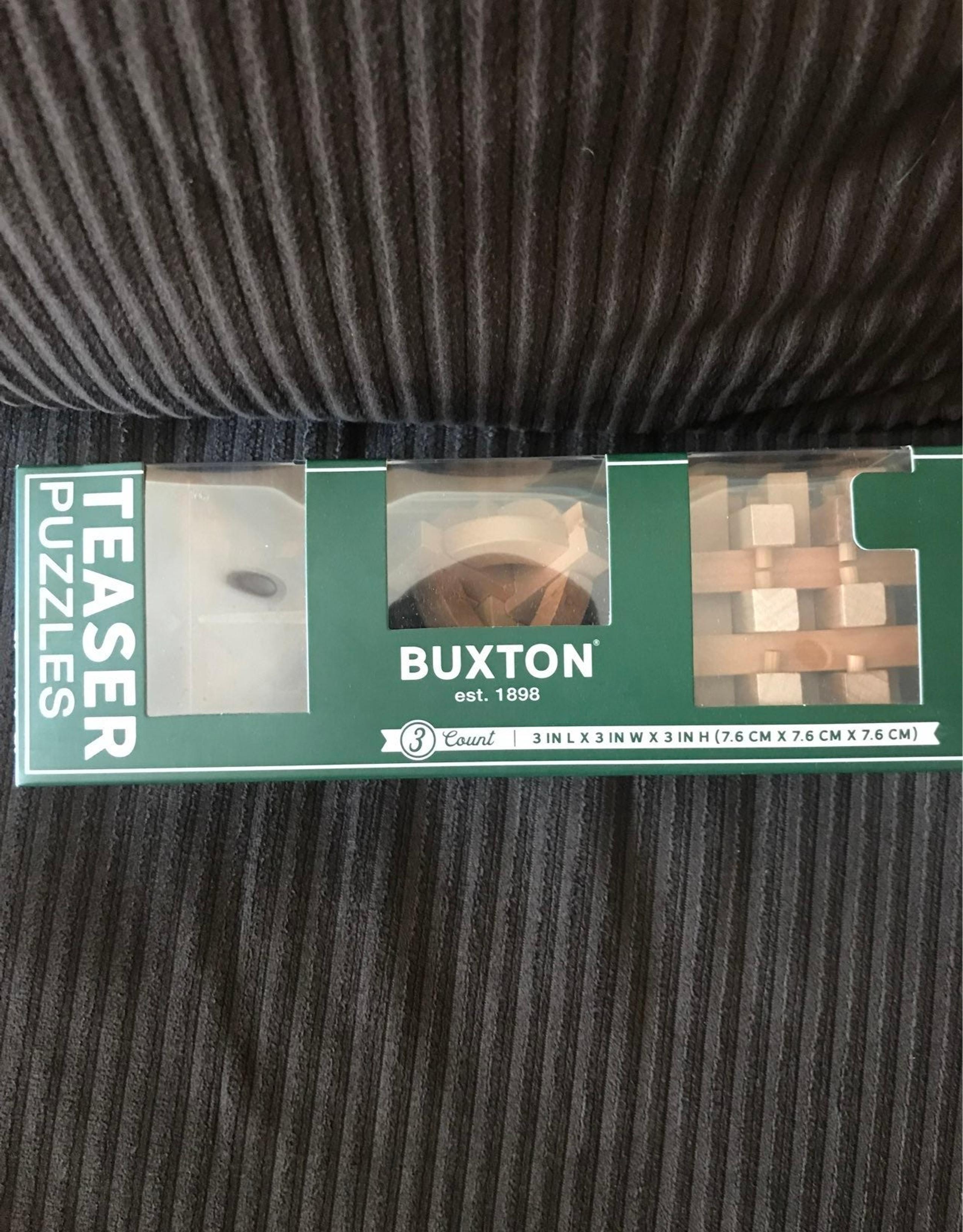 Buxton teaser puzzles