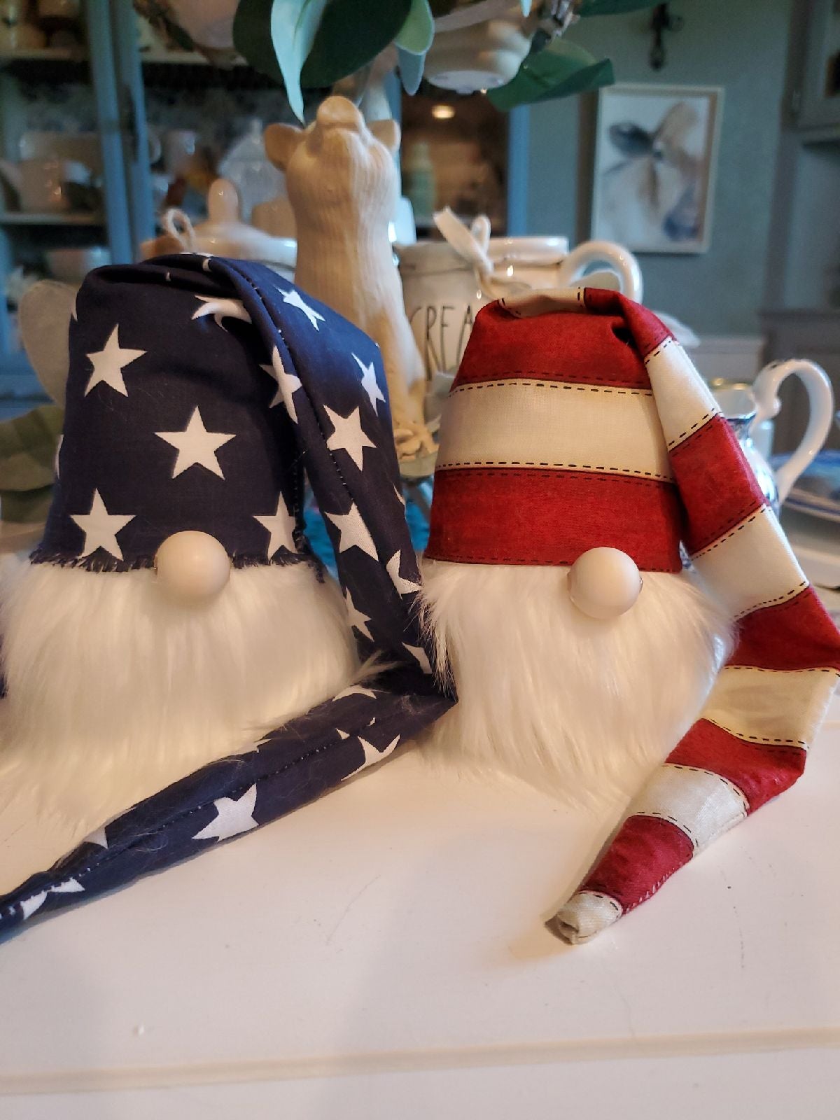 Stars and stripes gnome set