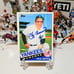 1985 Topps Checklist Yankee LEGEND Yogi Berra on card auto
