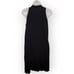 Development by Erica Davies Women's Y2K Cowl Neck Sleeveless Mini Dress Black si