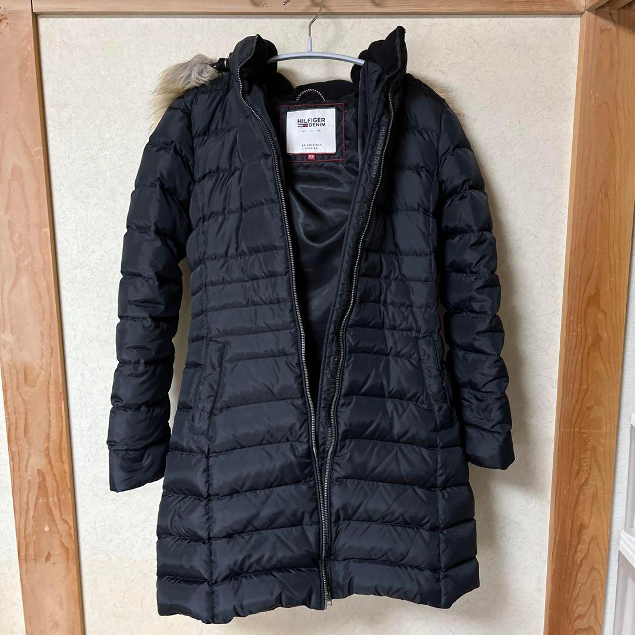 HILFIGER DENIM Black Down Jacket XS