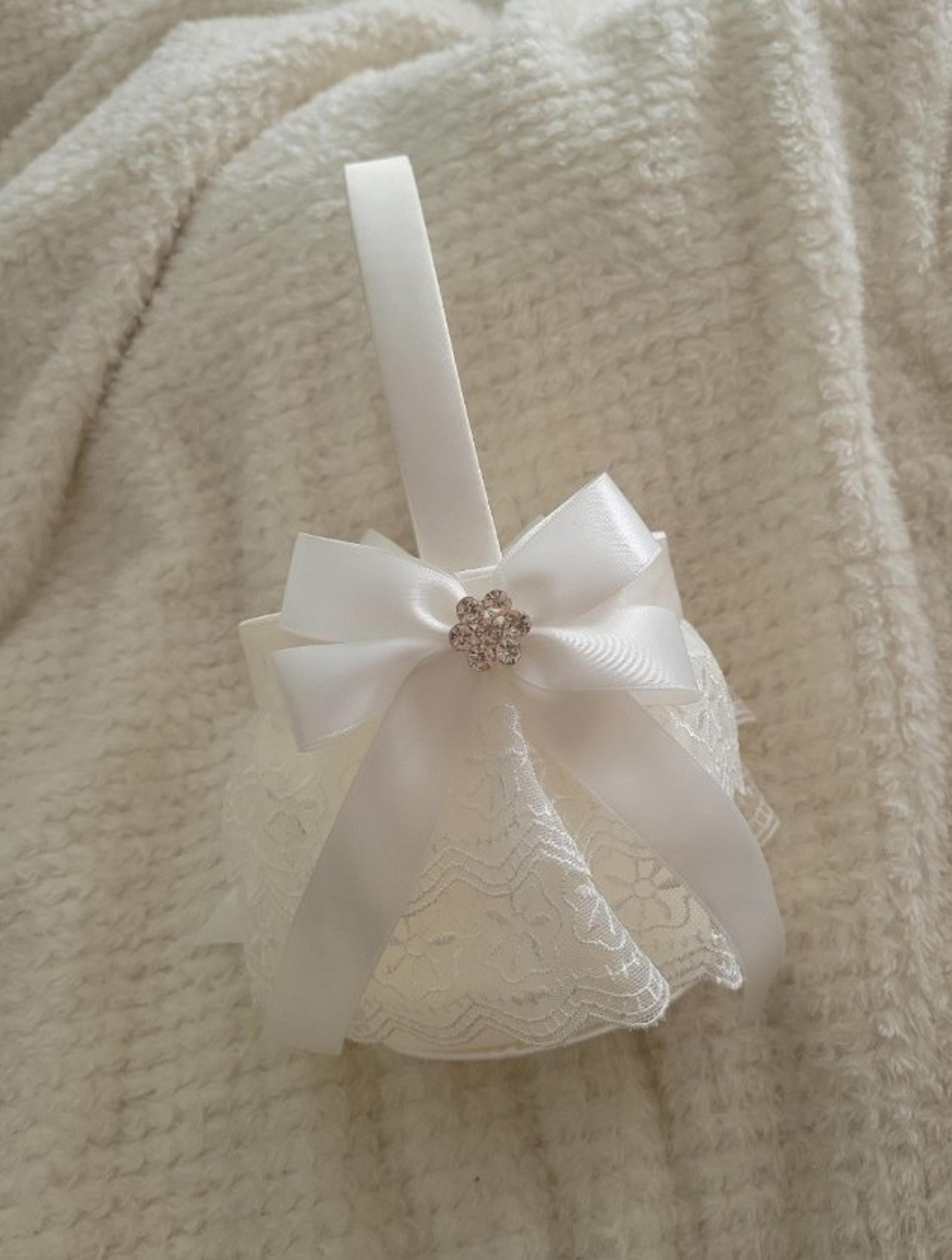 Boutique Flower Girl Basket
