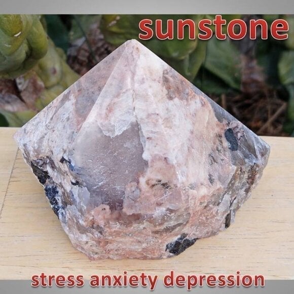 SUNSTONE crystal rock mineral POINT 02 stress RELATIONSHIPS