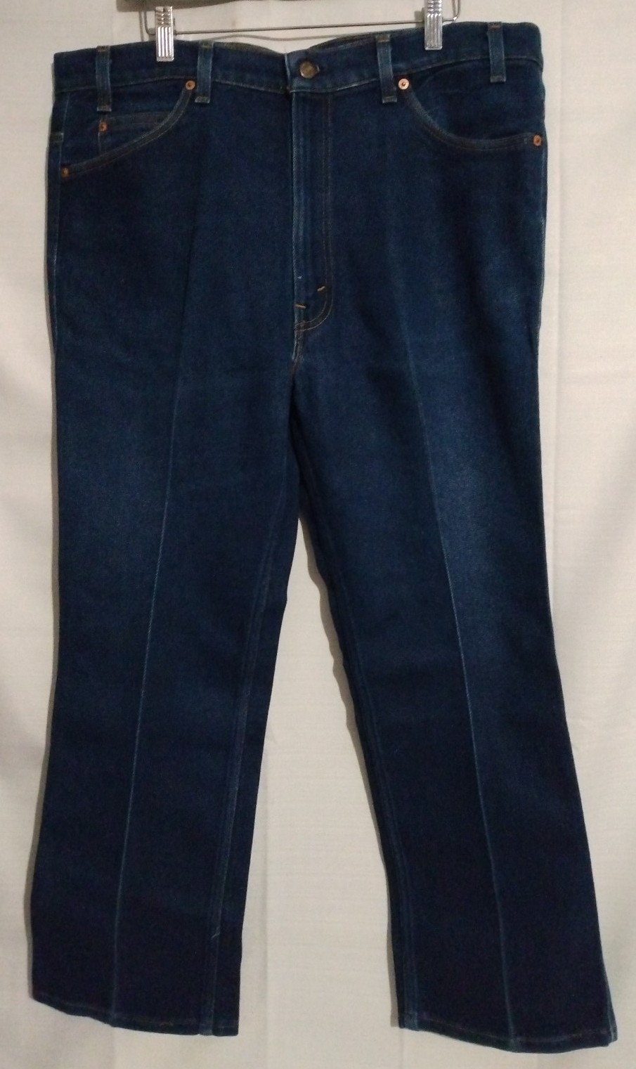 Vintage Men's Levi's Made In The USA Blue Denim Jeans Pants Wide Leg Red Tab