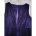 Brilliante Dress Ladies 1x Sleeveless Beaded Purple