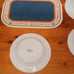 (7) Majilly Design Lobster/Shellfish/Tomato Pattern 10 1/2 Plates.