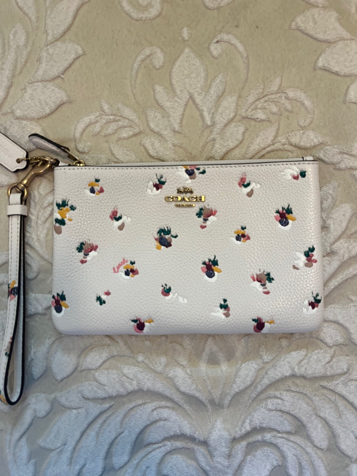 NWT Coach Cosmetic Case selling and Wristlet BUNDLE