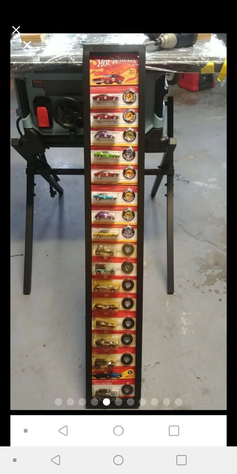 Hot wheels custom display case UP TO 5!!