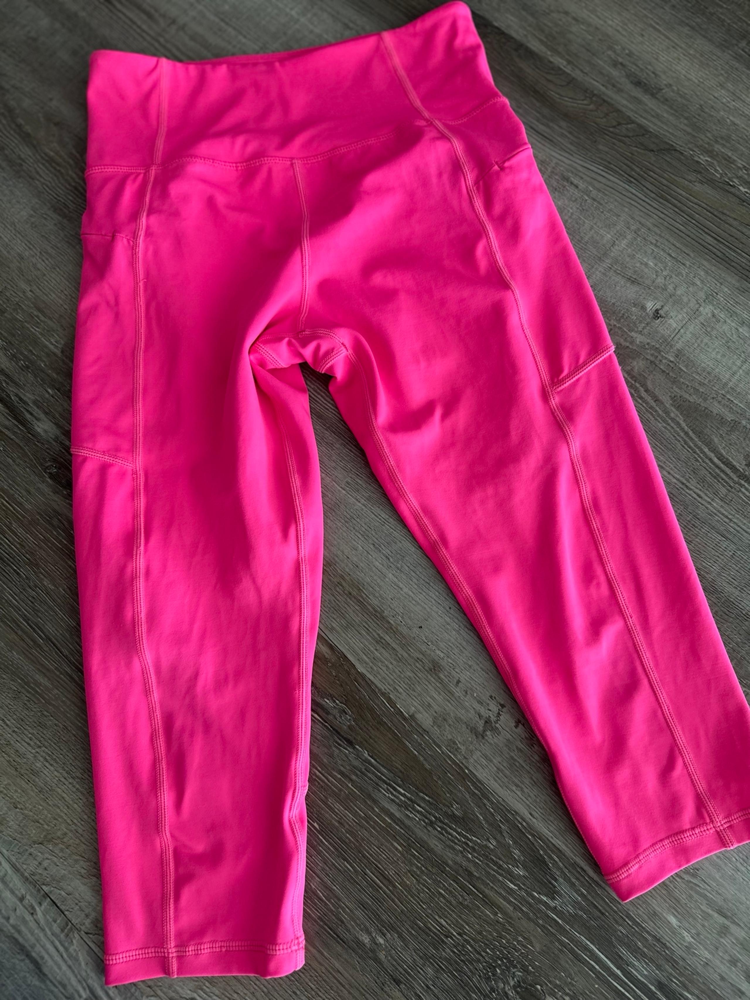 ZYIA WOMEN CASUAL LOUNGE HOT PINK TIGHT LEGGINGS SMALL S 4