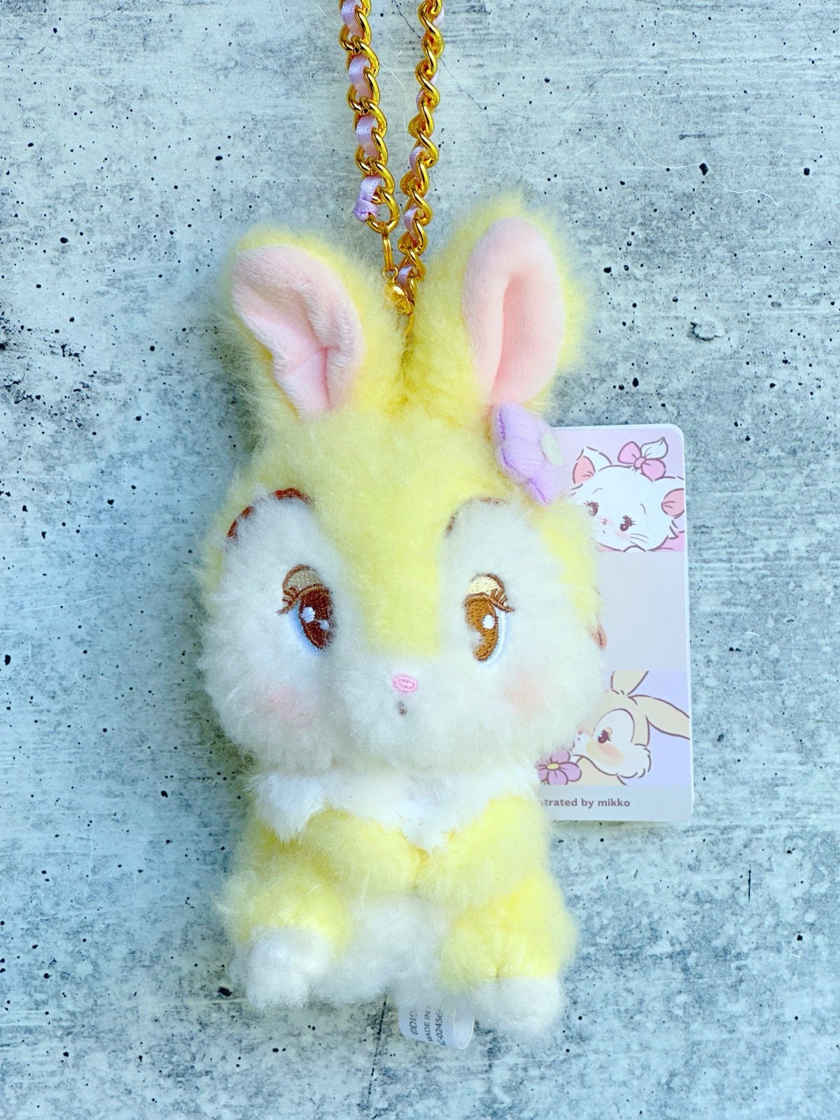 Japan Disney Store MIKKO Miss Bunny Plush Keychain