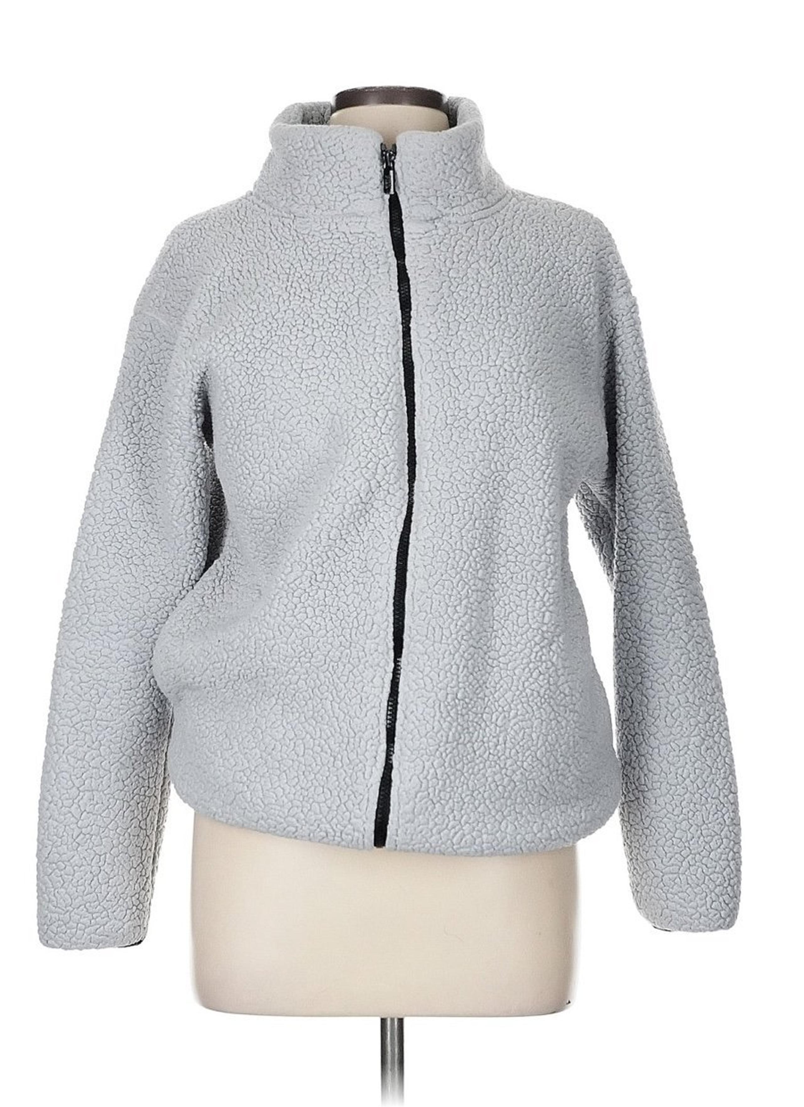 VICTORIAS SECRET PINK - Fleece Zip Up jacket Large