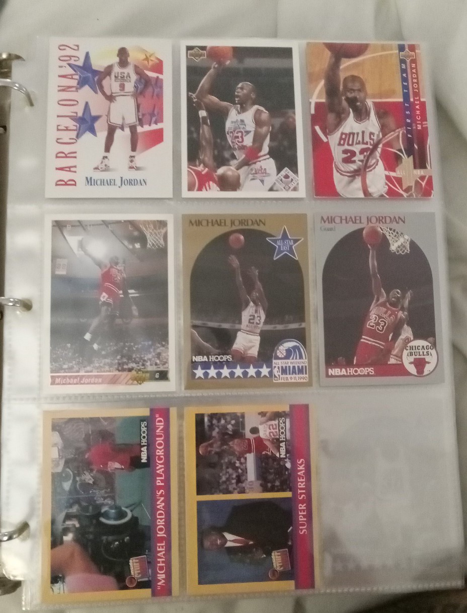 Michael Jordan + 1990 NBA hoops full set in pristine condition