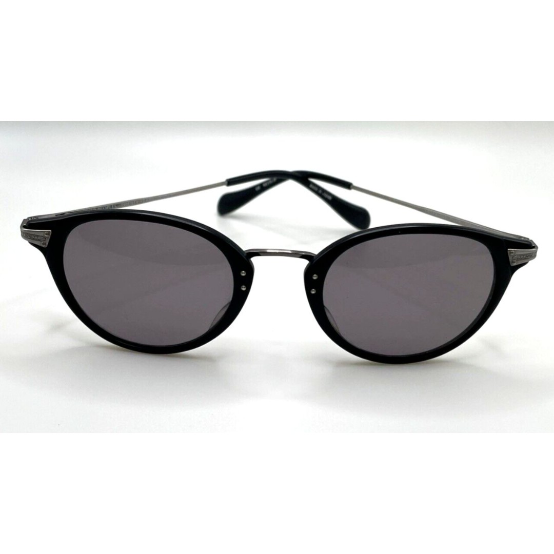 Oliver Peoples Wylie Vintage 008/AG Black Frames Sz 45 22 138 w/Original Case