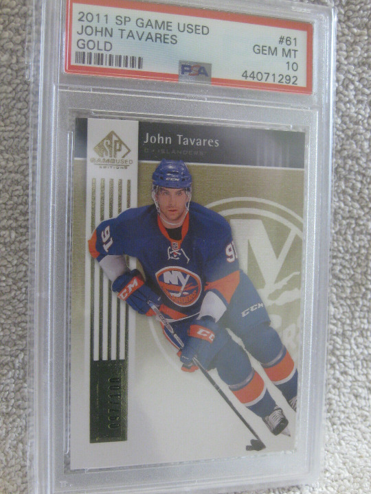 John Tavares 2011 SP Game Used 61 PSA 10