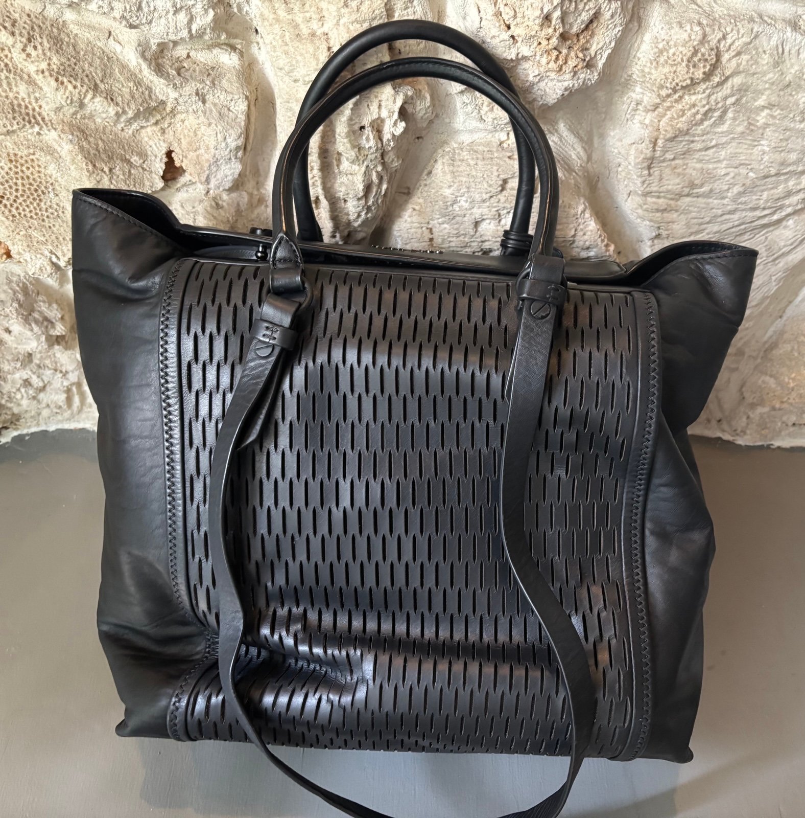 Cole Haan Woman’s Large black leather tote bag