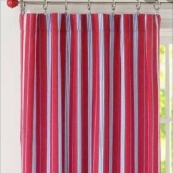 Pottery Barn Kids Classic Stripe Curtain Panel | 63x44