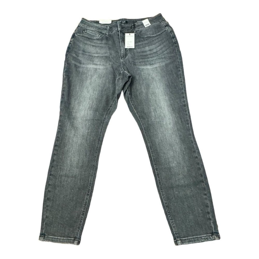 NWT Judy Blue Skinny Fit High Waist Grey Denim Jean JB8858 Women’s Size 18W